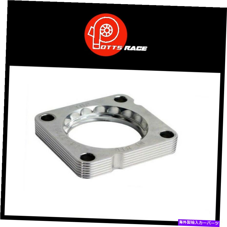Throttle Body AFE 46-37001弾丸スロットルボディスペーサーシルバーフィット12-15ホンダシビックSI Afe 46-37001 Bullet Throttle Body Spacer Silver Fits 12-15 Honda Civic Si【並行輸入品】