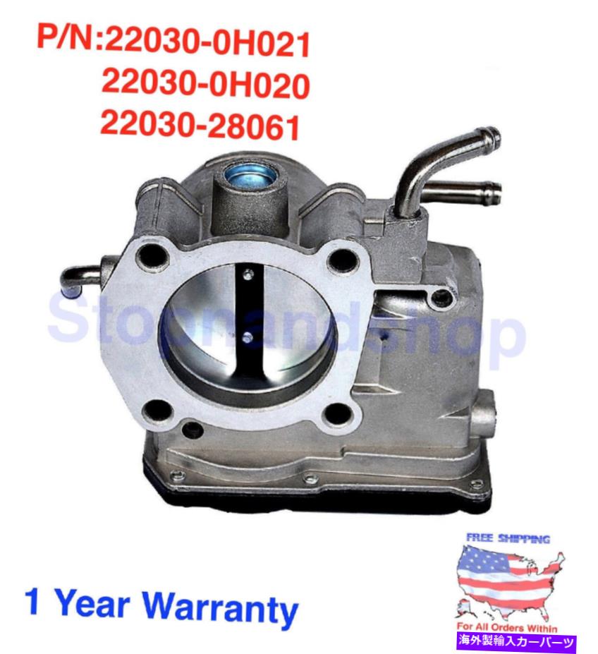 Throttle Body 新しいスロットルボディフィットトヨタRAV4ハイランダーソララサイオンTC 2.4L 2AZFE NEW THROTTLE BODY fits Toyota RAV4 Highlander Solara Scion tC 2.4L 2AZFE【並行輸入品】