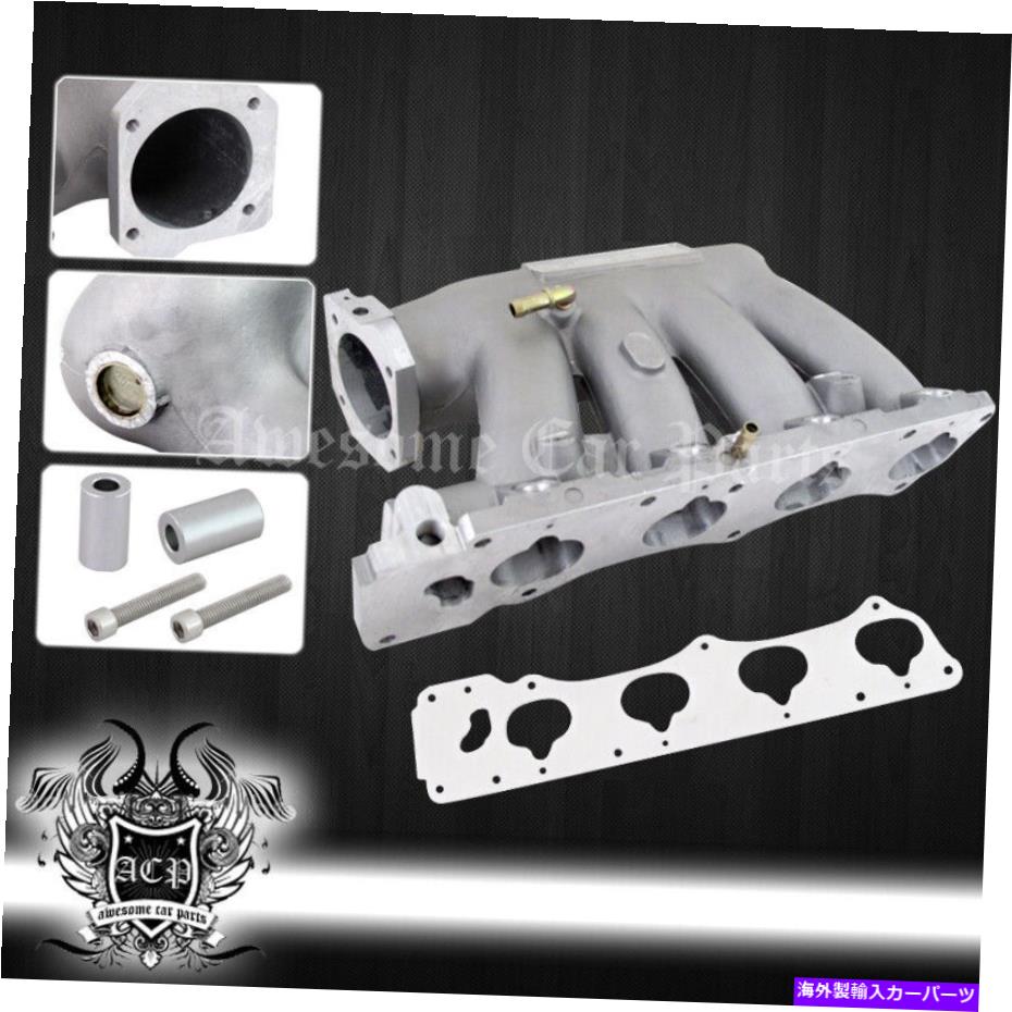 Throttle Body 06-11のシビックSI 2.0 FA K20Z3鋳造アルミニウム70mm空気吸気マニホールドKシリーズ For 06-11 Civic Si 2.0 Fa K20Z3 Cast Aluminum 70mm Air Intake Manifold K-Series【並行輸入品】