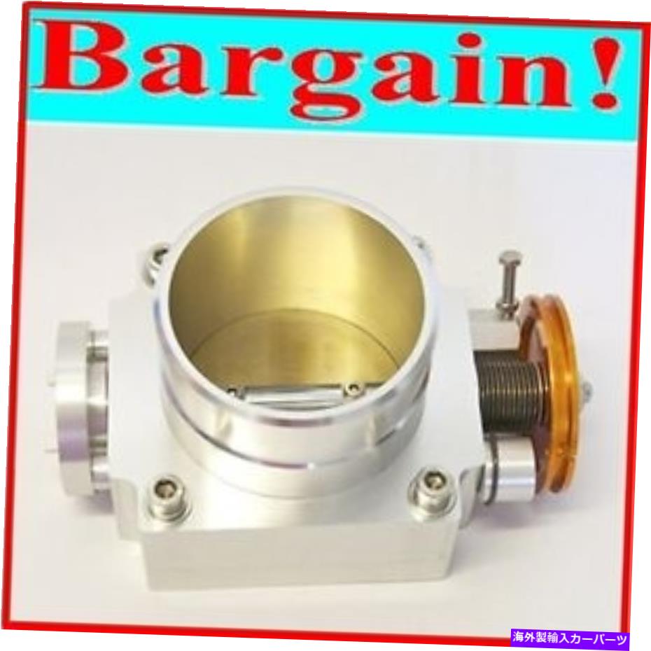 Throttle Body 80mmスロットルボディ摂取マニホールドビレットアルミニウム高流量すべての車両に適合する 80MM THROTTLE BODY INTAKE MANIFOLD BILLET ALUMINIUM HIGH FLOW FITS ALL VEHICLES【並行輸入品】