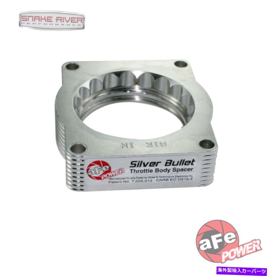 Throttle Body AFEパワーシルバー弾丸スロットルボディスペーサー04-10 FORD F150 V8 5.4L 46-33002 AFE POWER SILVER BULLET THROTTLE BODY SPACER 04-10 FORD F150 V8 5.4L 46-33002【並行輸入品】