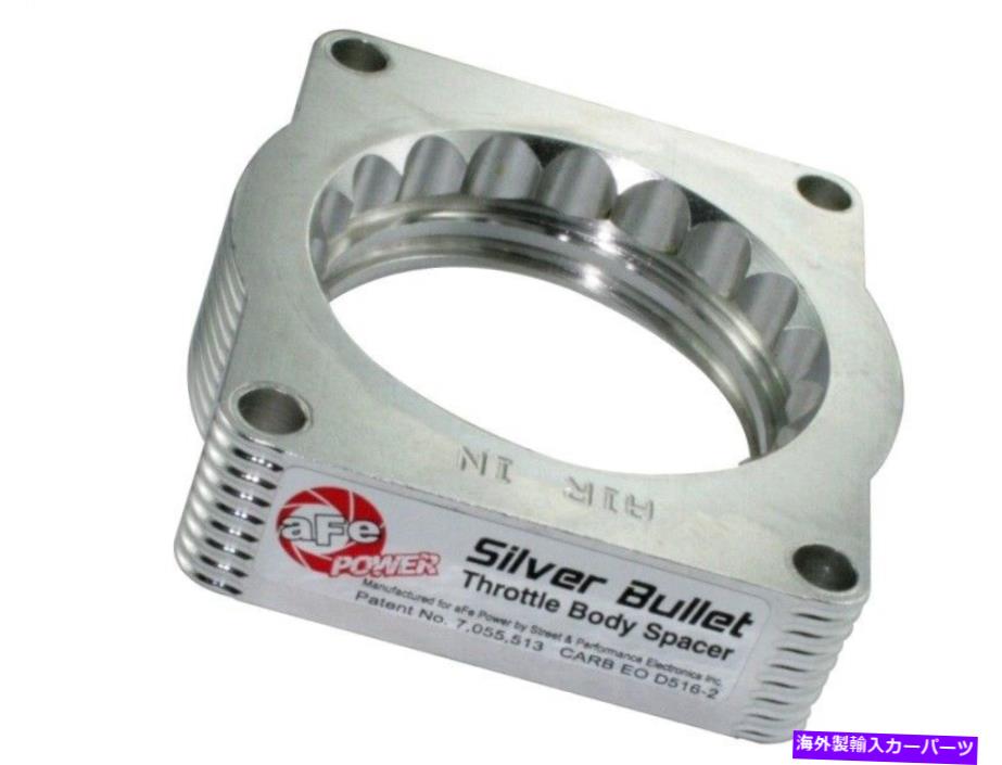 Throttle Body AFEシルバー弾丸スロットルボディスペーサーFORD F-150 04-10 V8-5.4LのTBS aFe Silver Bullet Throttle Body Spacers TBS for Ford F-150 04-10 V8-5.4L【並行輸入品】