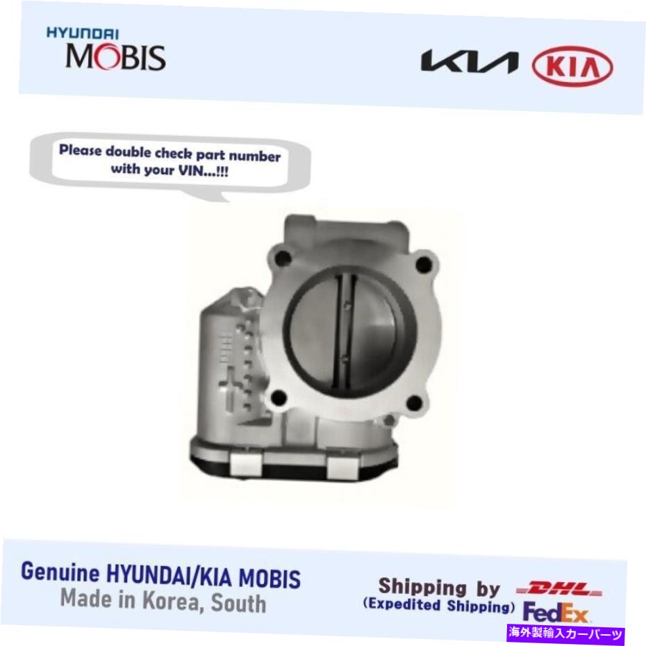 Throttle Body 本物の351002G610ヒュンダイソナタのスロットルボディアセンブリ、サンタフェ2015-2020 Genuine 351002G610 Throttle Body Assy for Hyundai Sonata, Santa Fe 2015-2020【並行輸入品】