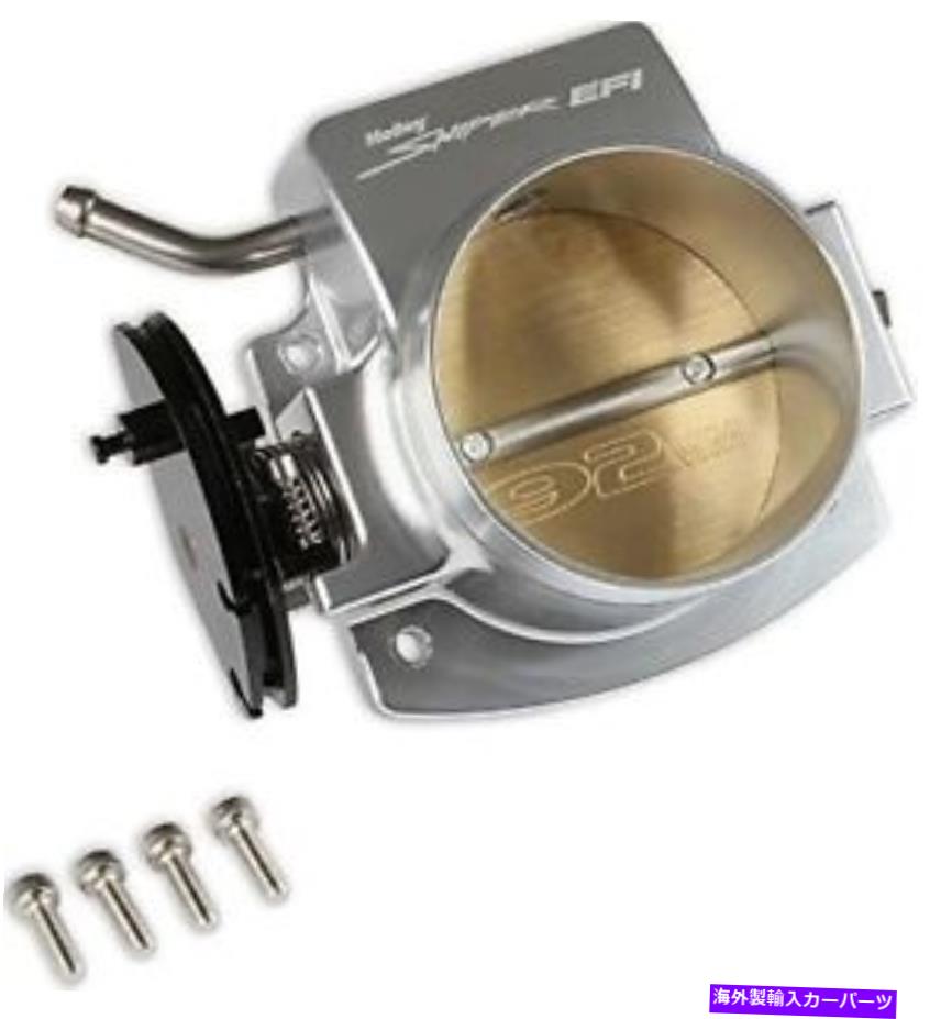 Throttle Body New HolleySnip?rEFIスロットルボディ、92mm、LS、シルバー、4ボルト、GM IACプロビジョニング NEW HOLLEY SNIPЕR ЕFI THROTTLE BODY,92MM,LS,SILVER,4 BOLT,GM IAC PROVISION【並行輸入品】