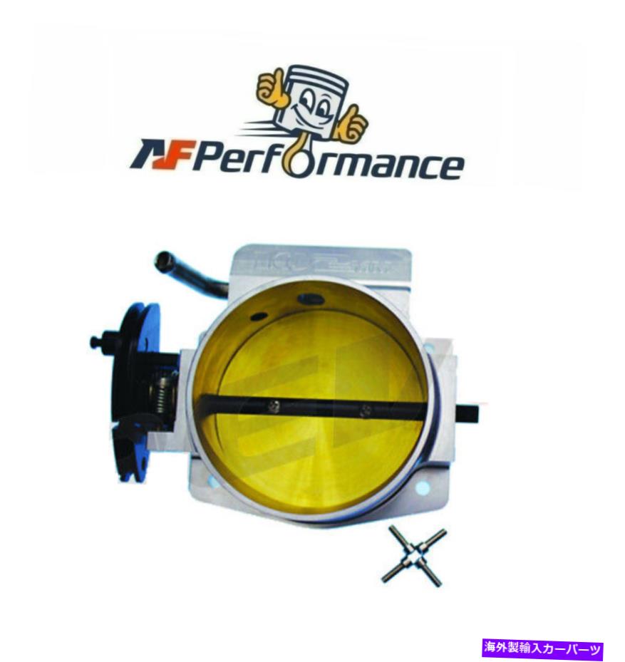 Throttle Body REV9ビレットスロットルボディGM GEN III LS1 LS2 LS6 4-BOLT用アダプタープレート Rev9 Billet Throttle Body w/Adaptor Plate For GM Gen III LS1 LS2 LS6 4-Bolt【並行輸入品】