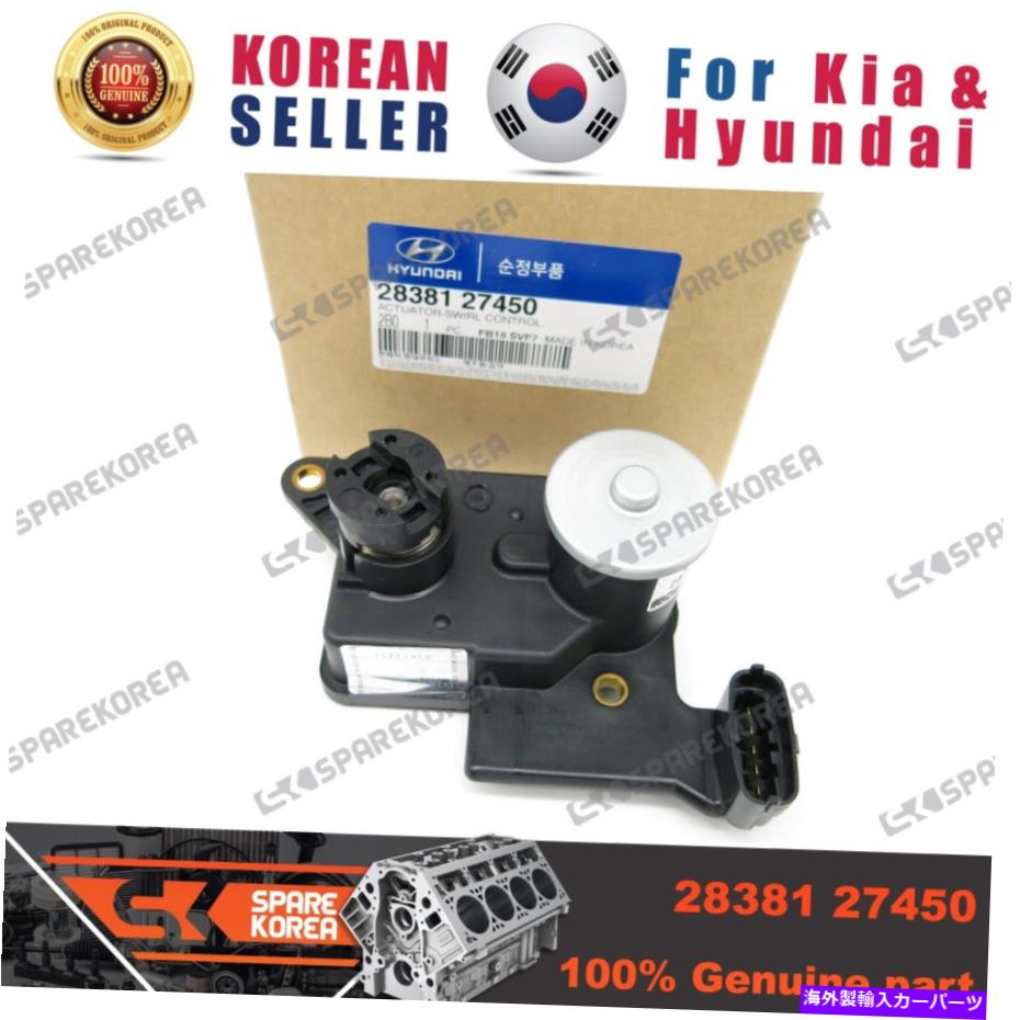 Throttle Body 本物/OEM 2838127450ヒュンダイニューサンタフェのアクチュエータスワールコントロール Genuine/OEM 2838127450 ACTUATOR-SWIRL CONTROL for Hyundai New Santa Fe【並行輸入品】