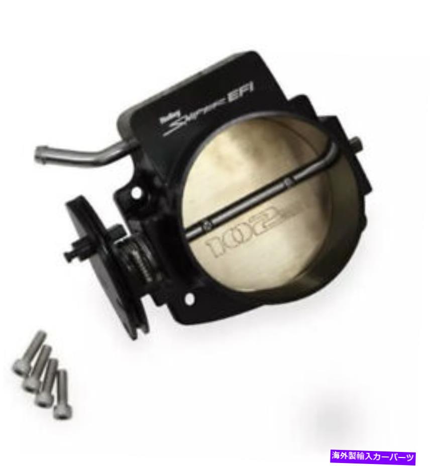 Throttle Body Holley Sniper EFIスロットルボディ860005-1; 102mmブラックビレットアルミニウム4ボルトLS Holley Sniper EFI Throttle Body 860005-1; 102mm Black Billet Aluminum 4 Bolt Ls【並行輸入品】