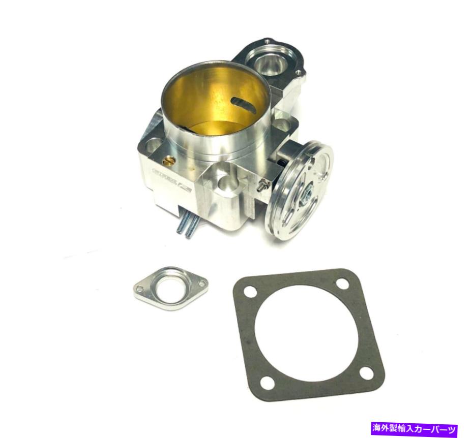 Throttle Body 06?08のOBXスロットルボディMitsubishi EVO-9 4G63T、68mm OBX Throttle Body For 06 to 08 Mitsubishi EVO-9 4G63T, 68mm【並行輸入品】