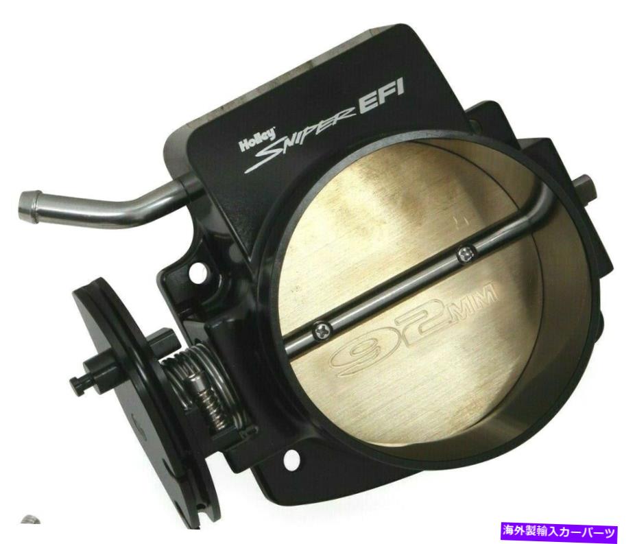 Throttle Body Holley Sniper EFIスロットルボディ92mmブラックビレットアルミニウムLS(860004-1) Holley Sniper EFI Throttle Body 92mm Black Billet Aluminum for LS (860004-1)【並行輸入品】