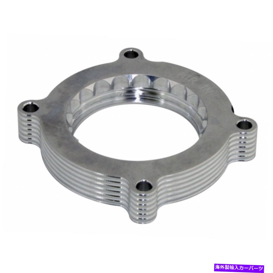 Throttle Body Ford F-150 11-2020のAFE/Mustang GT 11-2014銀弾丸スロットルボディスペーサー AFE For Ford F-150 11-2020/Mustang GT 11-2014 Silver Bullet Throttle Body Spacer【並行輸入品】