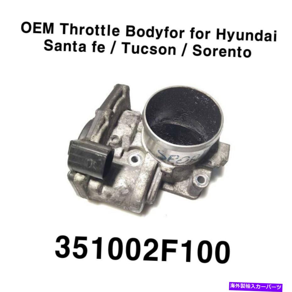 Throttle Body Kia Sorento / Hyundai Tucson Santa Feの新しいOEM 351002F100スロットルボディ NEW OEM 351002F100 Throttle Body for Kia Sorento / Hyundai Tucson Santa Fe【並行輸入品】