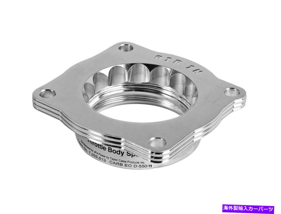 Throttle Body 2001年から2005年のBMW E46 325i 325CI 325XIのAFEシルバーブリットスロットルボディスペーサー aFe Silver Bullet Throttle Body Spacer for 2001-2005 BMW E46 325i 325ci 325xi【並行輸入品】