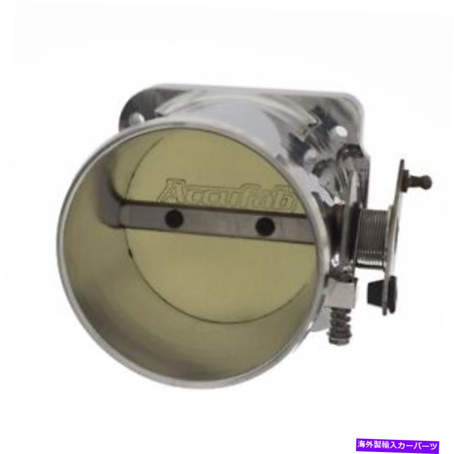 Throttle Body Accufab 84.5mm Mustang Gt Boss 302 V8 5.0ケーブル磨き洗浄スロットルボディf84.5m Accufab 84.5mm Mustang GT Boss 302 V8 5.0 Cable Polished Throttle Body F84.5M【並行輸入品】