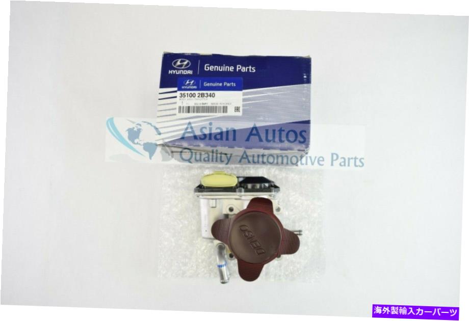 Throttle Body 本物のヒュンダイKIA 1.6Lターボ2015-2020スロットルボディ351002B340 OEM Genuine Hyundai Kia 1.6L Turbo 2015-2020 Throttle Body 351002B340 OEM【並行輸入品】