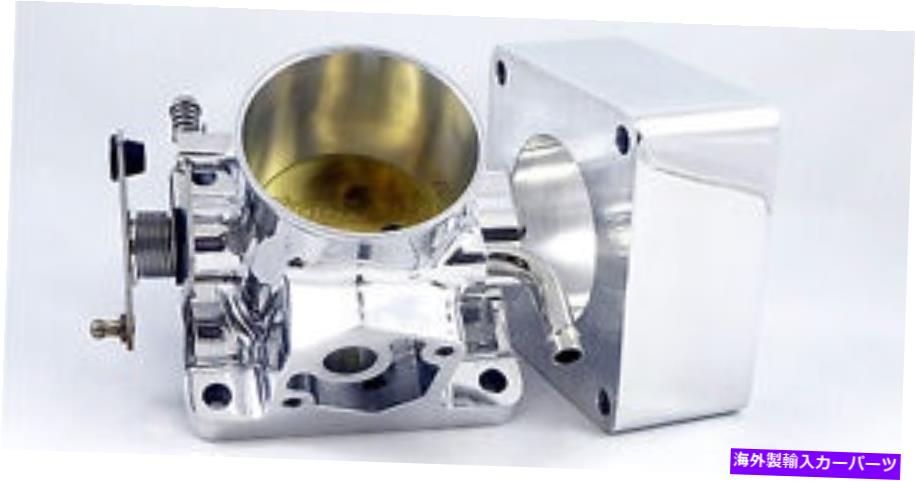 Throttle Body Accufab 65mm Mustang 5.0L研磨スロットルボディ＆ブランクスペーサーキット5.0 302 GT Accufab 65mm Mustang 5.0L Polished Throttle Body & Blank Spacer Kit 5.0 302 GT【並行輸入品】