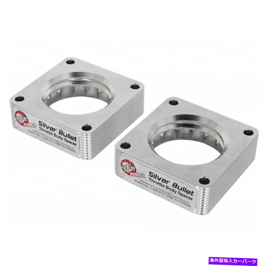 Throttle Body Infiniti G37 2008-2013銀の弾丸スロットルボディスペーサーVQ37VHRのAFE AFE For Infiniti G37 2008-2013 Silver Bullet Throttle Body Spacer VQ37VHR【並行輸入品】