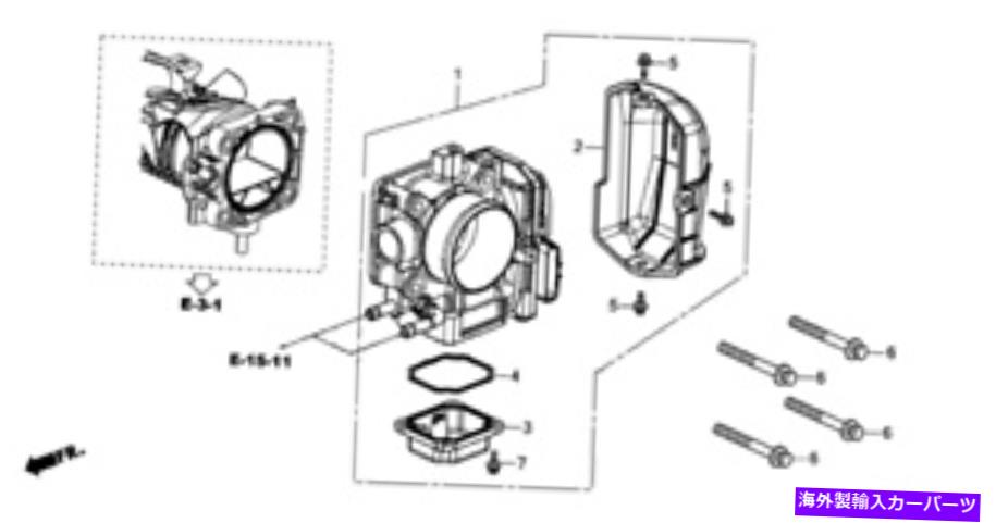 Throttle Body 2019-2021 Acura RDX 2.0L 16400-RPY-G01 2019-2021 Acura RDX 2.0L 16400-RPY-G01 用新電子制御スロットルボディ-【並行輸入品】|Us Custom Parts Shop USDM