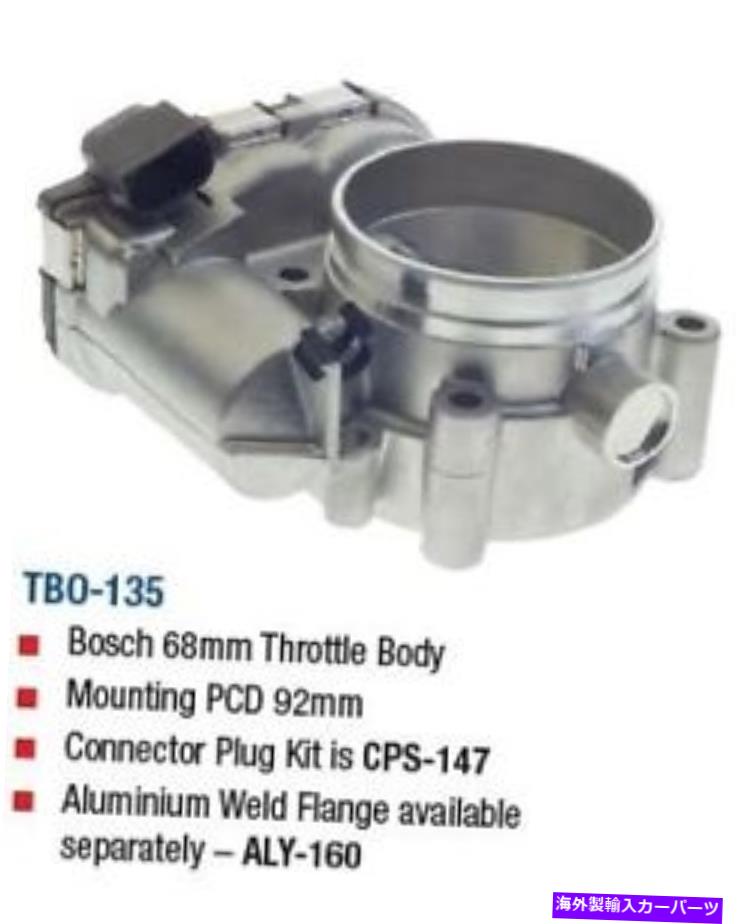 Throttle Body Bosch 68mmスロットルボディマウントPCD 92mmコネクタプラグキット Bosch 68mm Throttle Body Mounting PCD 92mm Connector Plug Kit【並行輸入品】