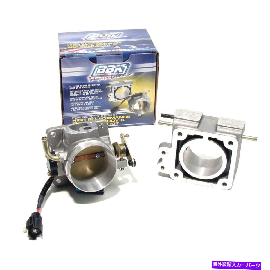 Throttle Body BBKパフォーマンス70mm燃料噴射スロットルボディ、1986-1993マスタング5.0L; 1500 BBK Performance 70mm Fuel Injection Throttle Body, 1986-1993 Mustang 5.0L; 1500【並行輸入品】