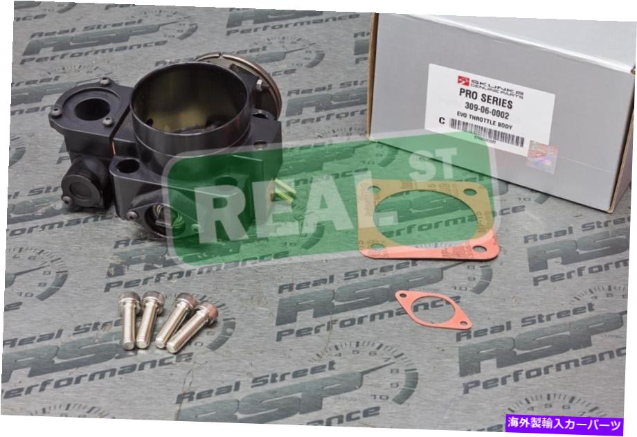 Throttle Body Skunk2 68mmブラックスロットルボディランサーEVO 8 VIII 9 IX 4G63T 309-06-0002 Skunk2 68mm Black Throttle Body Lancer Evo 8 VIII 9 IX 4G63T 309-06-0002【並行輸入品】