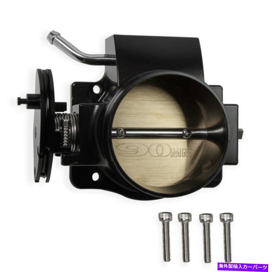 Throttle Body スナイパーEFI 90mmスロットルボディフィットフォード5.0L 4Vケーブル Sniper EFI 90mm Throttle Body fits Ford 5.0L 4V Cable【並行輸入品】