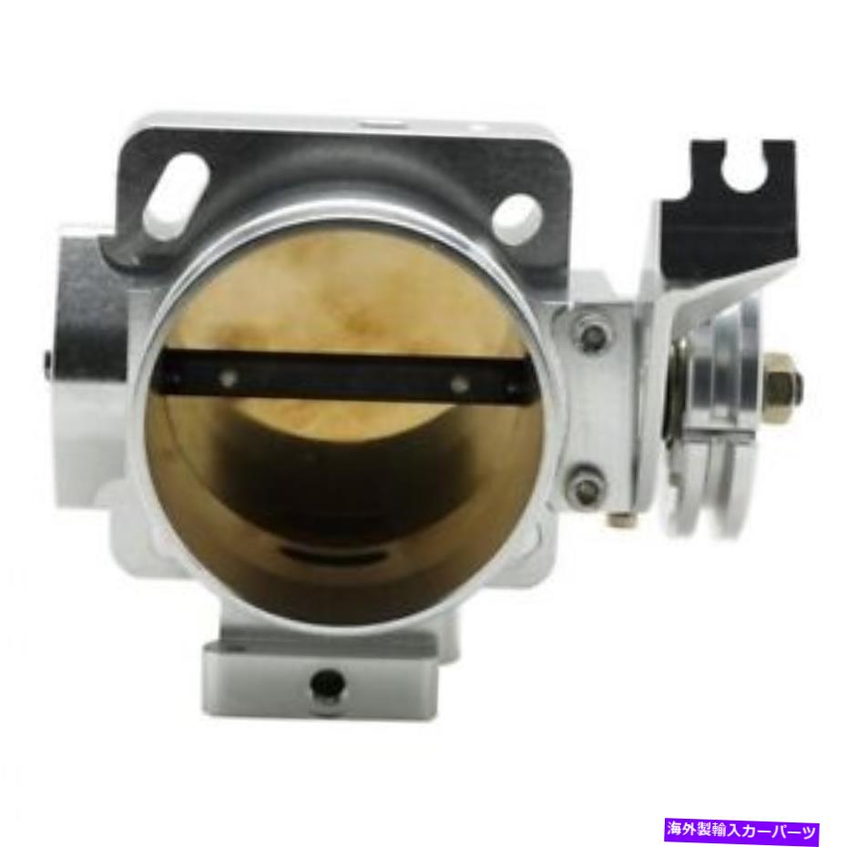 Throttle Body 02-05ホンダシビックSIのためのTPS陽極酸化銀のないブロックスレーシングスロットルボディ Blox Racing Throttle Body without TPS Anodized Silver for 02-05 Honda Civic Si【並行輸入品】
