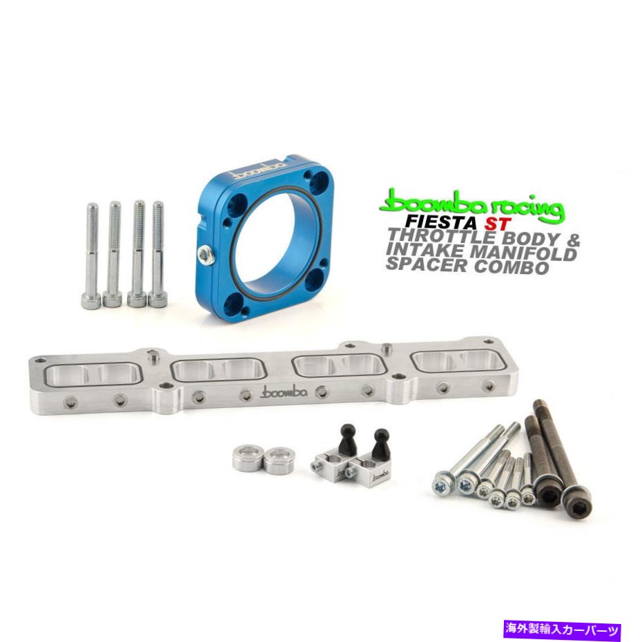 Throttle Body フィエスタセントインテークマニホールドとスロットルボディスペーサーコンボブラック陽極酸化仕上げ Fiesta ST Intake Manifold and Throttle Body Spacer Combo BLACK ANODIZED FINISH【並行輸入品】 74,597円