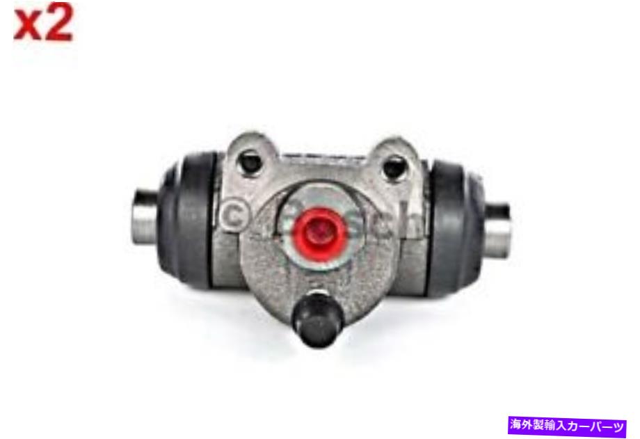 Wheel Cylinder Bosch 2 PCS LENAULT CLIO II LOGAN I LOGAN I DACIA 0986475837用のホイールブレーキシリンダー BOSCH 2 pcs Wheel Brake Cylinder For RENAULT Clio II Logan I DACIA 0986475837【並行輸入品】