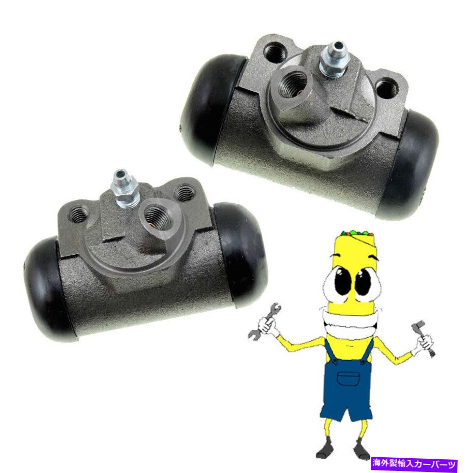 Wheel Cylinder 1997年フォードF-250 HD 1.125インチのプレミアムリア左＆右ホイールシリンダー。退屈させる Premium Rear Left & Right Wheel Cylinders for 1997 Ford F-250 HD 1.125 In. Bore【並行輸入品】