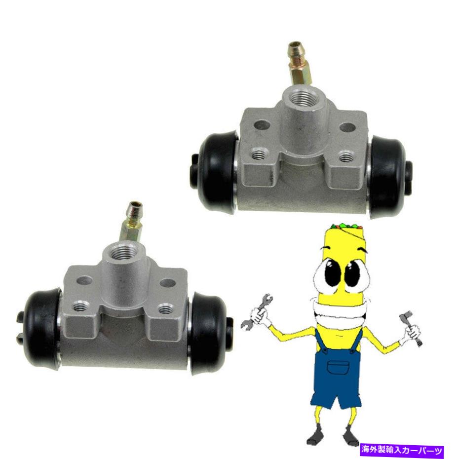 Wheel Cylinder 1990年から1991年のホンダCRX 3/4 inのプレミアムリアフ左＆右ホイールシリンダー。退屈させる Premium Rear Left & Right Wheel Cylinders for 1990-1991 Honda CRX 3/4 In. Bore【並行輸入品】