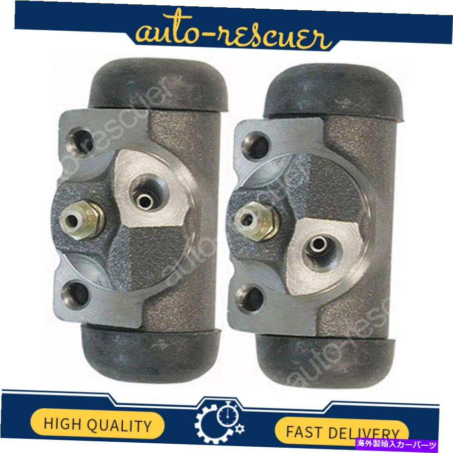 Wheel Cylinder 1972年のダッジP200のための左後部右背部ドラムブレーキホイールシリンダー2x-中心 Rear Left Rear Right Drum Brake Wheel Cylinder 2x for 1972 Dodge P200 - Centric【並行輸入品】