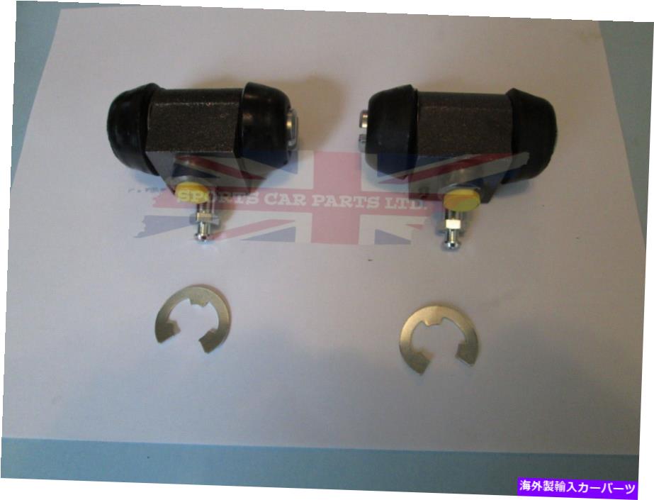 Wheel Cylinder Triumph TR7 1977-1981 w/ 5スピードギアボックス用の後輪ブレーキシリンダーのペア Pair of Rear Wheel Brake Cylinders for Triumph TR7 1977-1981 W/ 5 Speed Gearbox【並行輸入品】