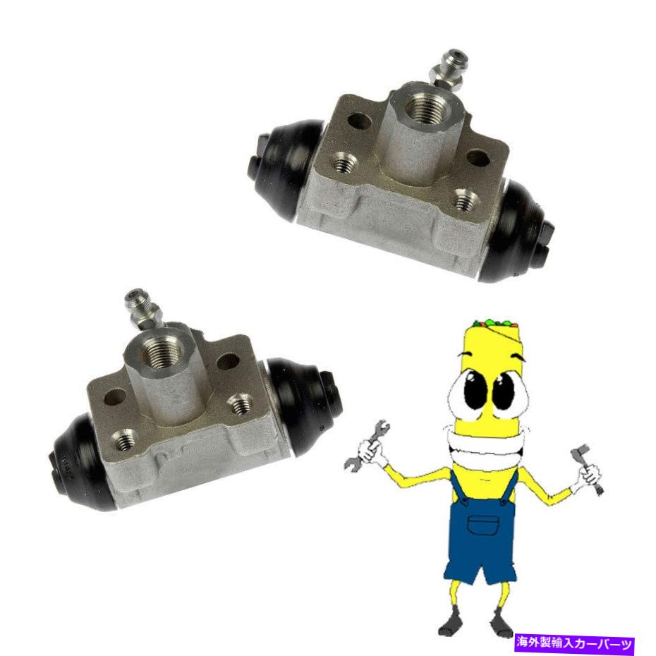 Wheel Cylinder 2007年から2008年のホンダフィット11/16インチのプレミアムリア左＆右ホイールシリンダー。退屈させる Premium Rear Left & Right Wheel Cylinders for 2007-2008 Honda Fit 11/16 In. Bore【並行輸入品】