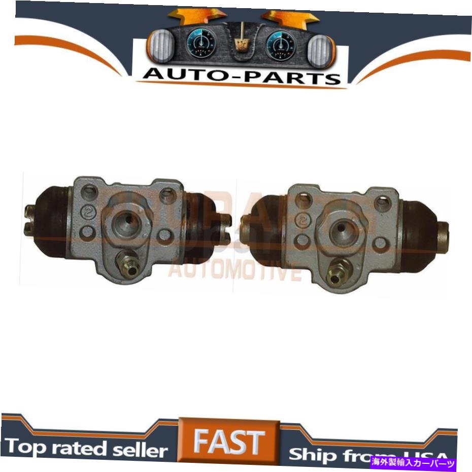 Wheel Cylinder 2003年から2007年のホンダの中心2x後部右後部右後部ドラムブレーキホイールシリンダー Centric 2X Rear Left Rear Right Drum Brake Wheel Cylinder For 2003-2007 Honda【並行輸入品】