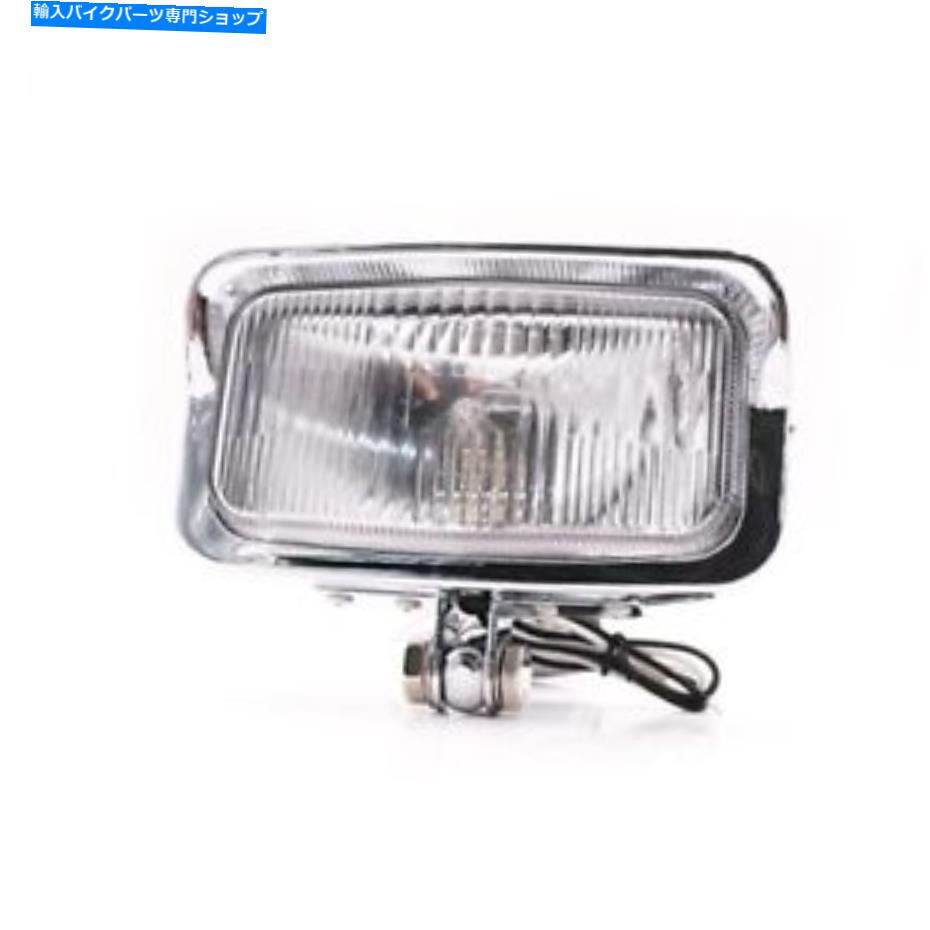 Headlight 12VスクエアレトロクロムヘッドライトヘッドランプモーターサイクルカフェレーサーダートバイクATV 12v Square Retro Chrome Headlight Head Lamp Motorcycle Cafe Racer Dirt bike ATV【並行輸入品】
