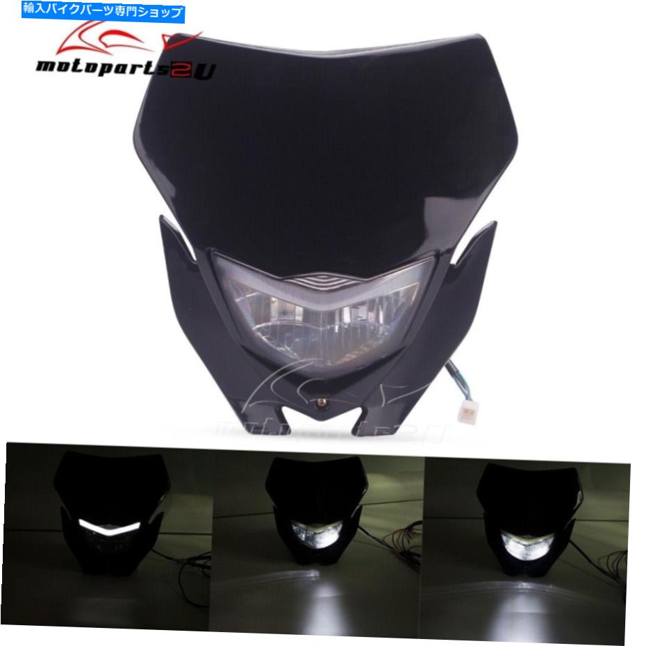 Headlight ホンダヤマハスズキdrz rm ttr wr yzのためのダートバイクエンデューロヘッドライトヘッドランプ Dirt Bike Enduro Headlight Head Lamp For Honda Yamaha Suzuki DRZ RM TTR WR YZ【並行輸入品】