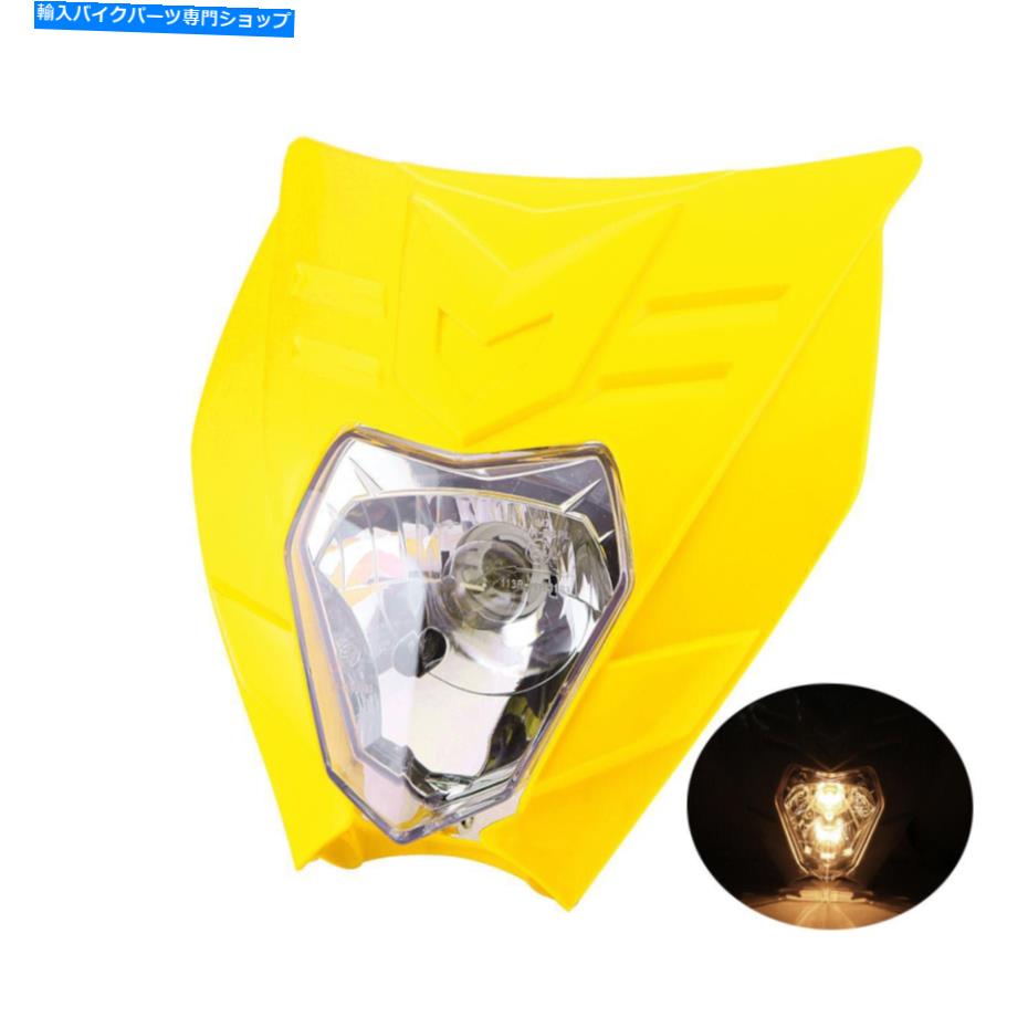 Headlight Supermoto Dirt Bike Enduro MX Motocrossのユニバーサルヘッドライトヘッドランプキット Universal Headlight Headlamp Kit for Supermoto Dirt Bike Enduro MX Motocross【並行輸入品】