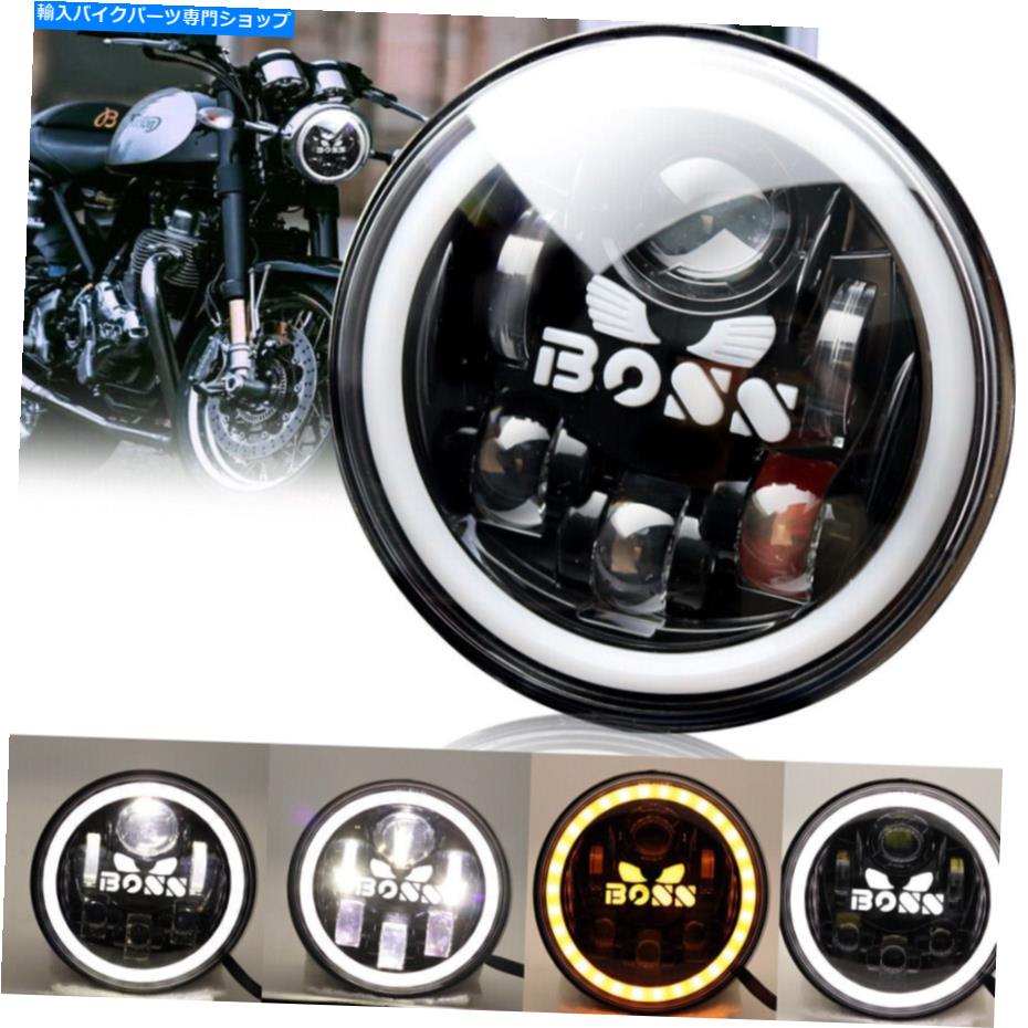 Headlight ヤマハV-STAR XVS 1100 950のDRLターン信号付き7インチLEDハローヘッドライト 7\