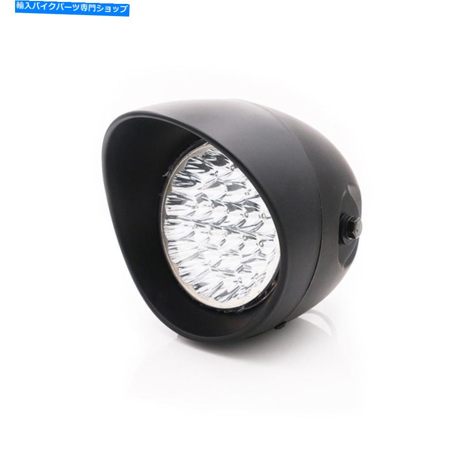 Headlight LED Bullet Headlightランプフロントライトクルーザーチョッパーユニバーサルカフェレーサー LED Bullet Headlight Lamp Front Light Cruiser Chopper Universal For Cafe Racer【並行輸入品】