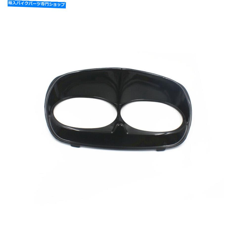 Headlight ハーレーロードグライドのためのオートバイフロントヘッドライトベゼルアウターフェアリングカバー98-13 Motorcycle Front Headlight Bezel Outer Fairing Cover For Harley Road Glide 98-13【並行輸入品】