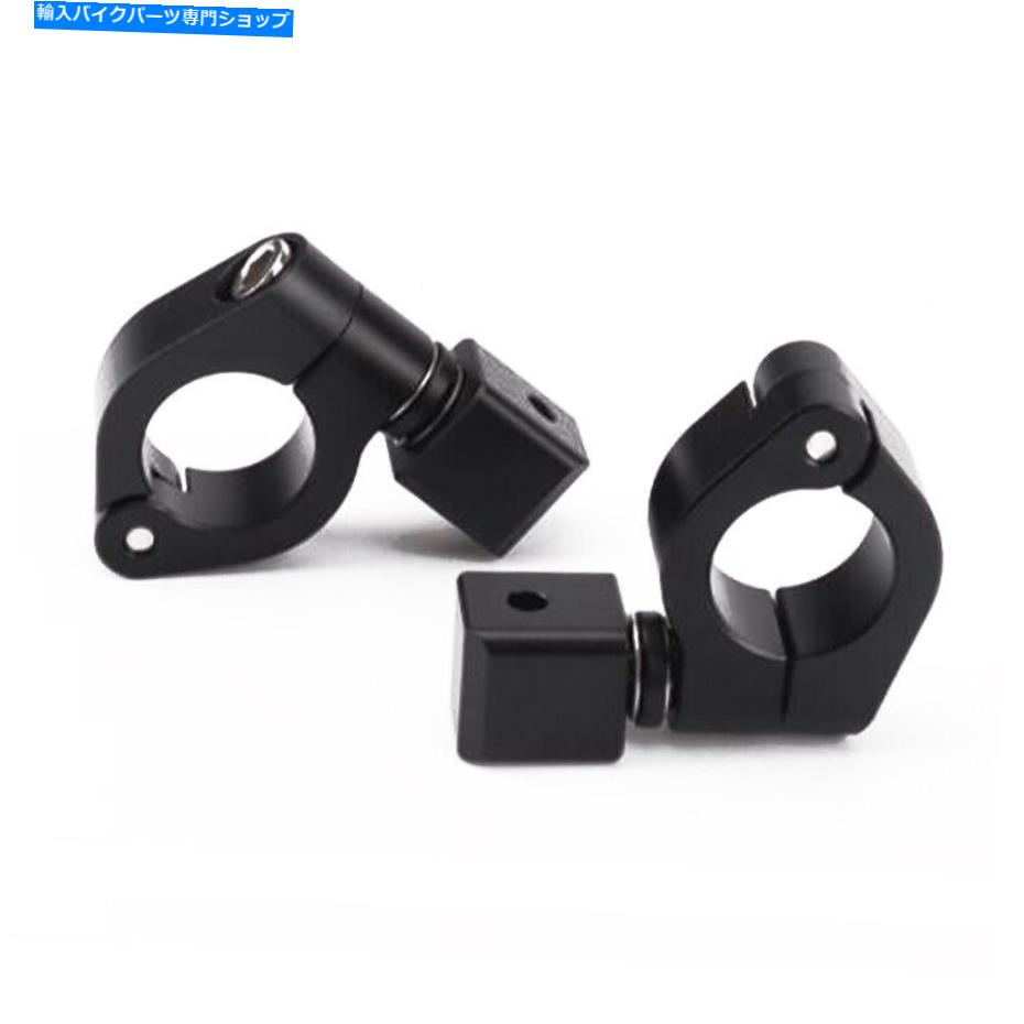 Headlight 25mmユニバーサルオートバイLEDフォグランプヘッドライトマウントブラケットホルダークランプ 25MM Universal Motorcycle LED Fog Lamp Headlight Mounting Bracket Holder Clamp【並行輸入品】