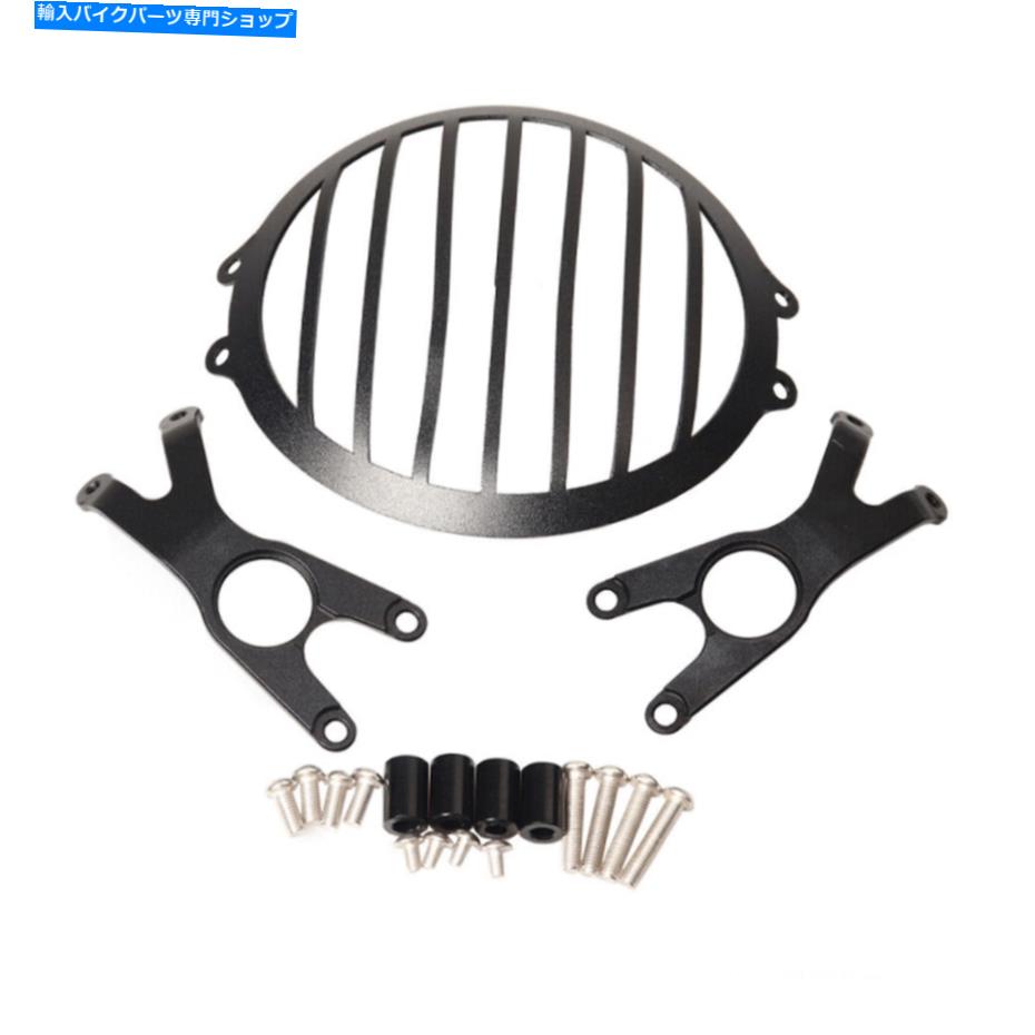 Headlight ヤマハXSR 900 XSR900 16-20のヘッドライトプロテクターグリルガードカバーブラック Headlight Protector Grill Guard Cover Black For Yamaha XSR 900 XSR900 16-20【並行輸入品】