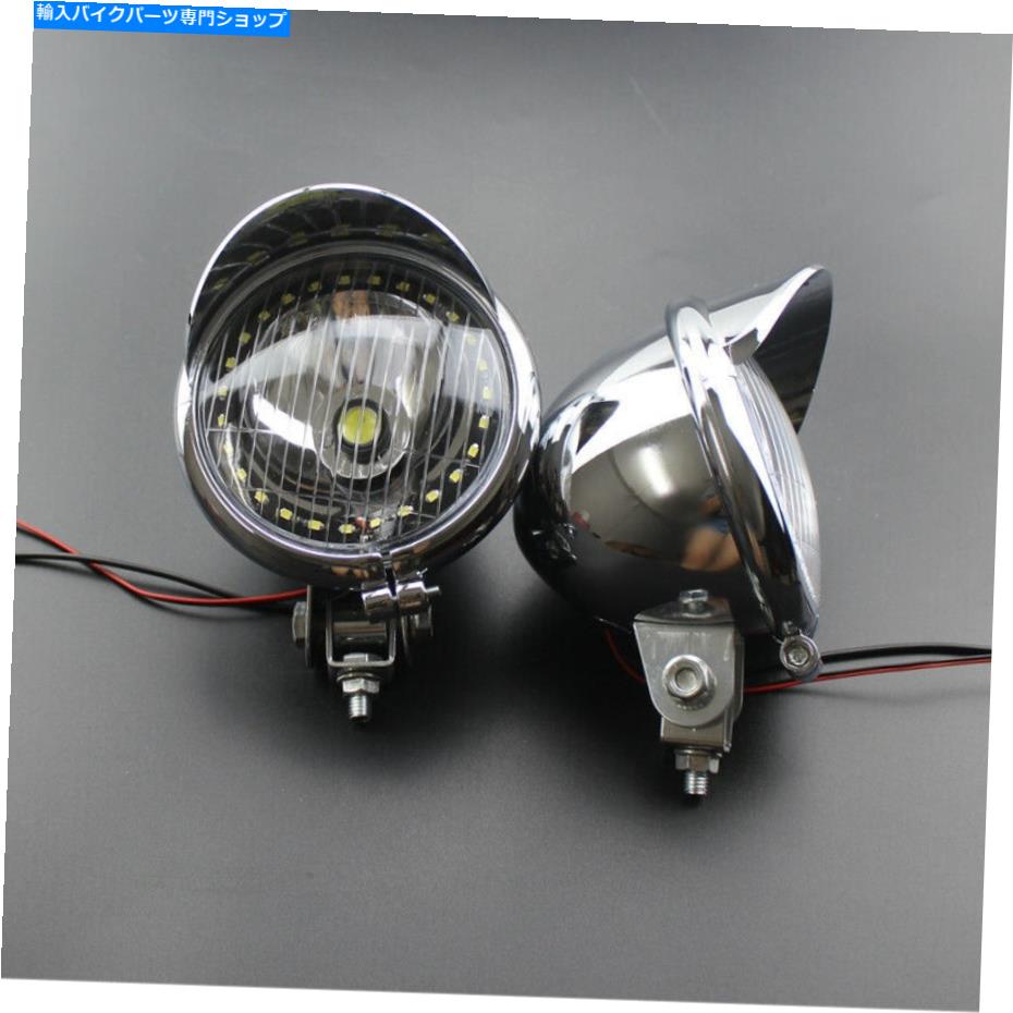 Headlight 2PCSオートバイヘッドライトLEDフォグライトは、ホンダヤマハBMWのスポットライトを通過します 2pcs Motorcycle Headlight LED Fog Light Passing Spot Light For Honda Yamaha BMW【並行輸入品】