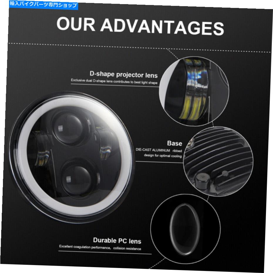 Headlight 1PCオートバイ補助ライトオートバイLEDフォグランプ 1PC Motorcycle Auxiliary Light Motorcycle LED Fog Lamps【並行輸入品】
