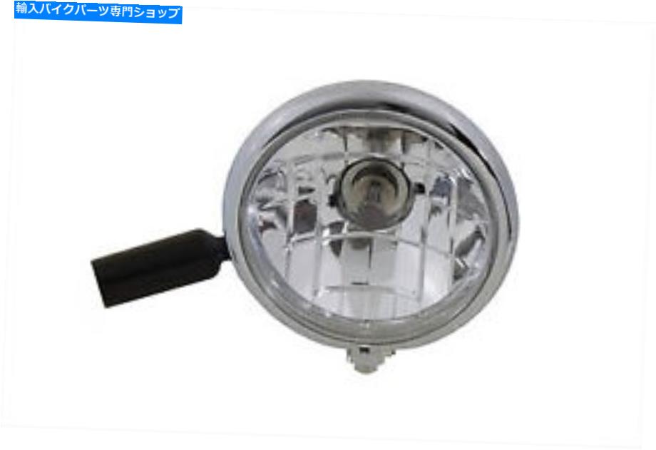 Headlight 5-3/4リフレクターランプユニットリバースカップスタイルはハーレーダビッドソンに適合します 5-3/4 Reflector Lamp Unit Reverse Cup Style fits Harley-Davidson【並行輸入品】