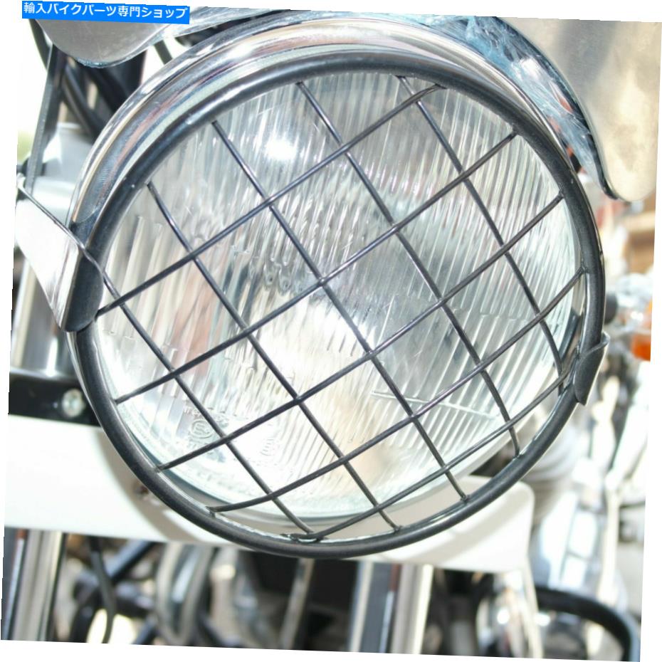 Headlight ヘッドライト保護グリルは、ロイヤルエンフィールドインターセプター650ccに適合します Headlight Protective Grill Fits Royal Enfield Interceptor 650cc【並行輸入品】