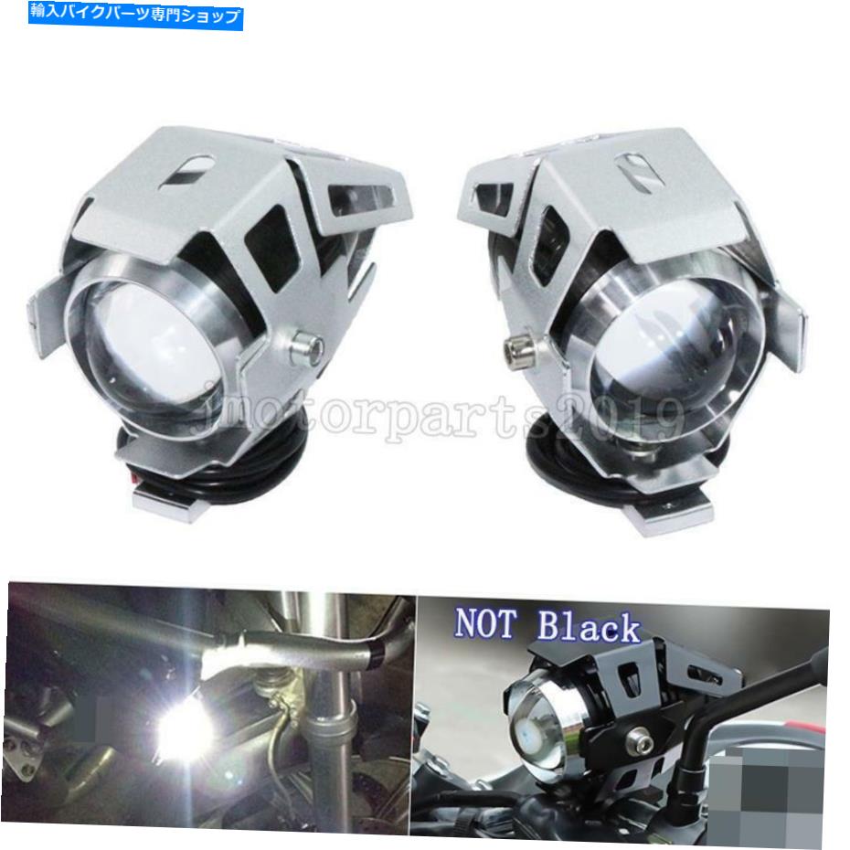 Headlight 2x -U5ハーレーデビッドソンボブバーチョッパークルーザーツーリングのスポットライトLED 2x -U5 LED Spot Lights for Harley Davidson Bobber Chopper Cruiser Touring【並行輸入品】