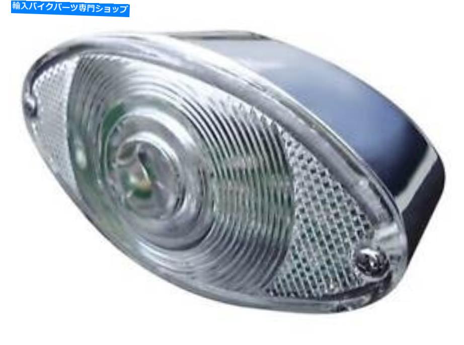 Headlight Ultima ChromeメッキカスタムCATEYEスタイルTaillight12V LEDアレイ付きレンズ付き Ultima Chrome Plated Custom Cateye Style Taillight 12V LED Array w/ Clear Lens【並行輸入品】 42,543円