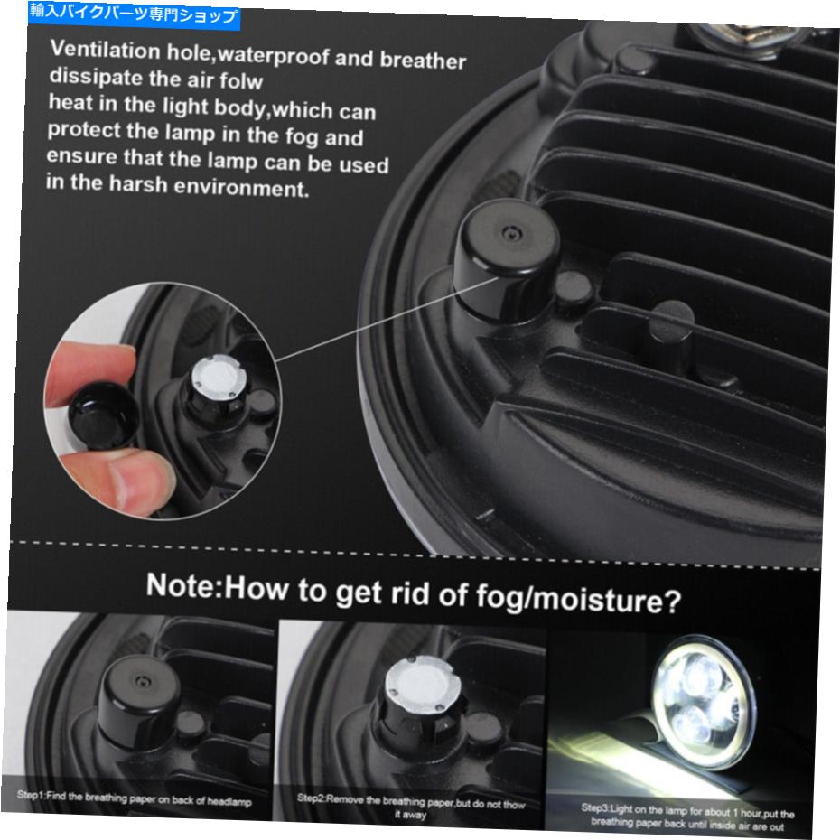 Headlight 1PCオートバイビーズランプバイク運転ライトオートバイラウンドライト 1PC Motorcycle Beads Lamp Motorbike Driving Light Motorcycle Round Light【並行輸入品】