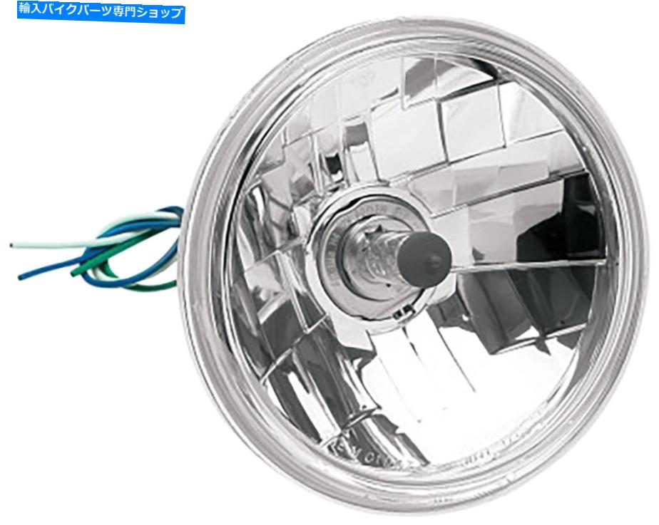 Headlight ハードドライブ38-563 5-3/4ヘッドライトインサート - クリアH4 HardDrive 38-563 5-3/4 Headlight Insert - Clear H4【並行輸入品】